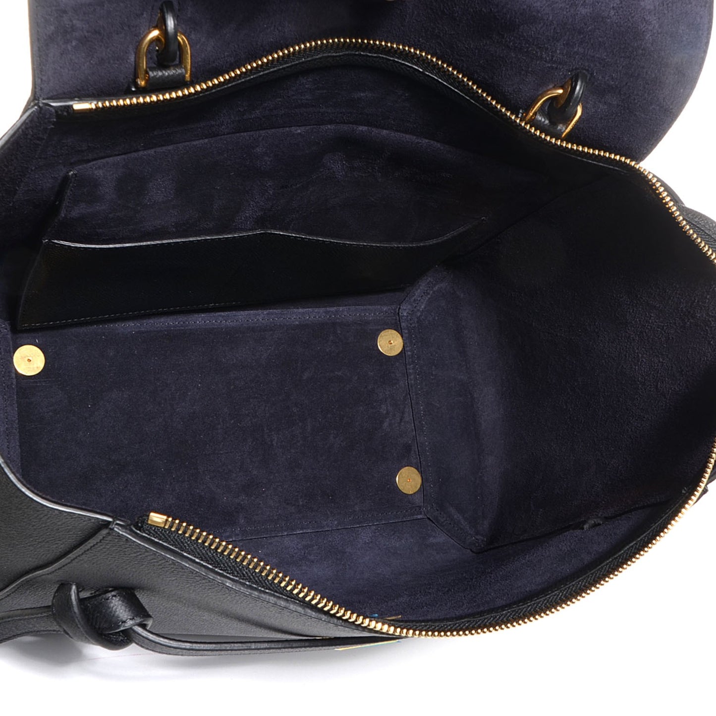 Grained Calfskin Mini Belt Bag Black