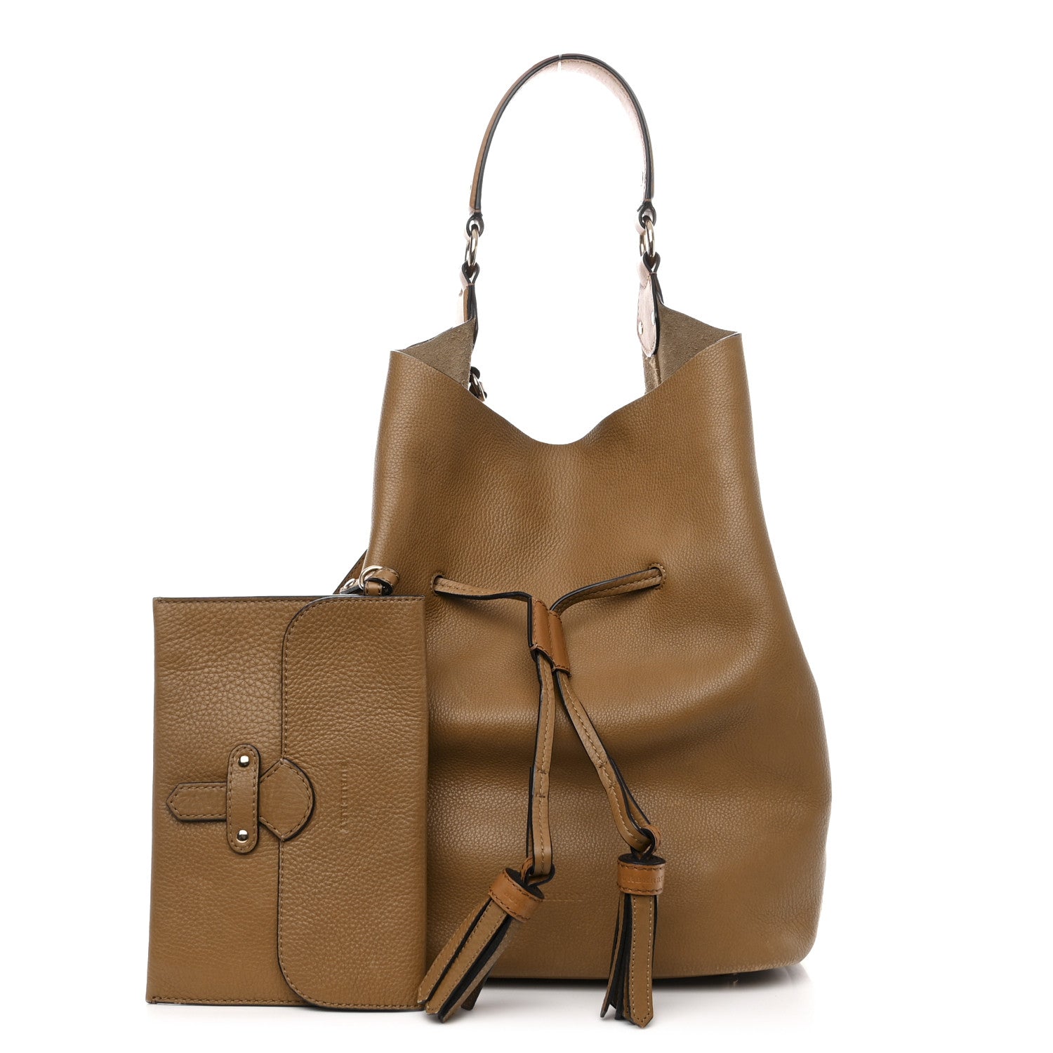Burberry Grainy Calfskin Large Ashby Hobo Sand 3 of 16