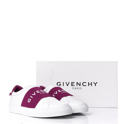 Givenchy Calfskin Band Logo Womens Urban Street Sneakers 39 Orchid Purple 11 of 11