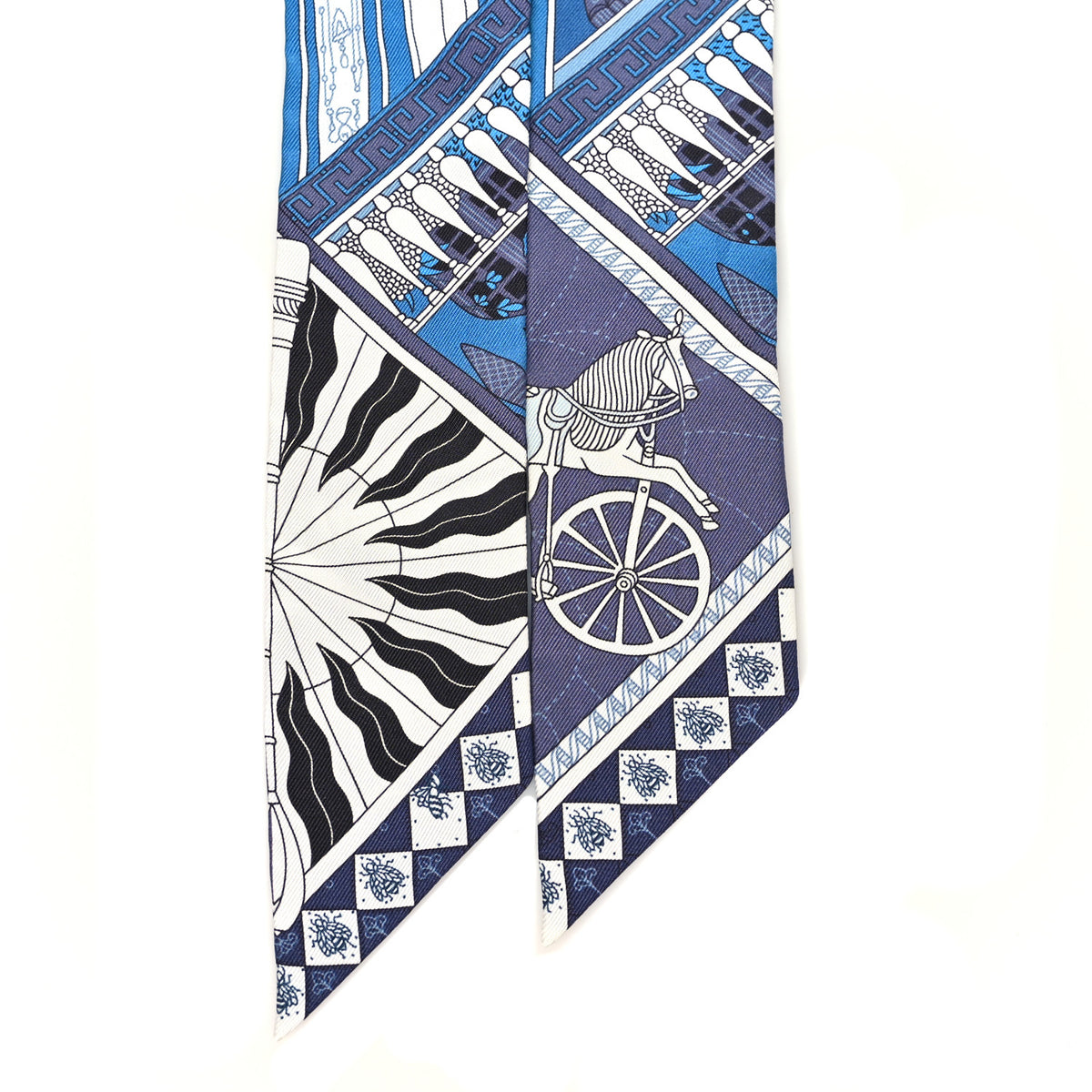 Hermes Silk Objets De Curiosite Twilly 2 of 3