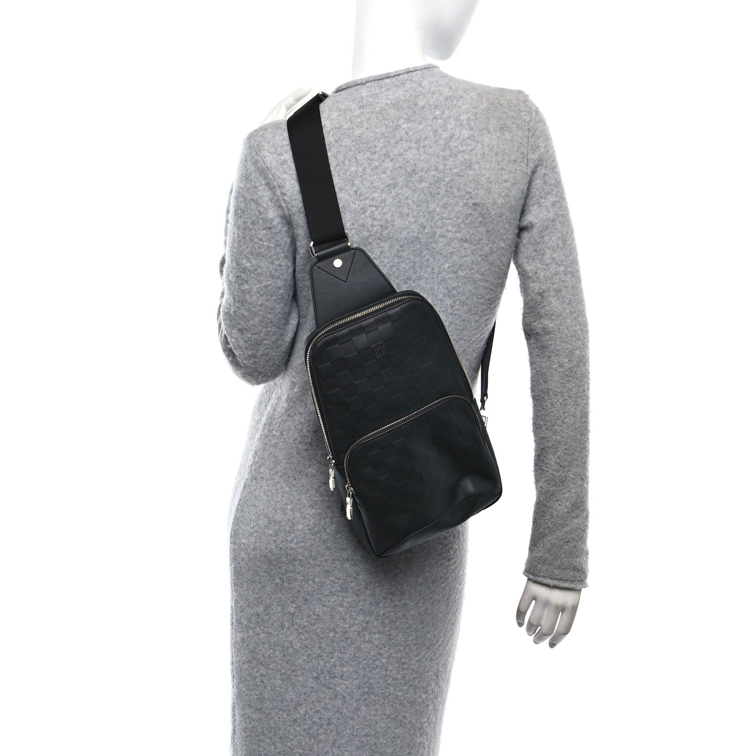 Louis Vuitton Damier Infini Avenue Sling Bag Onyx 2 of 9