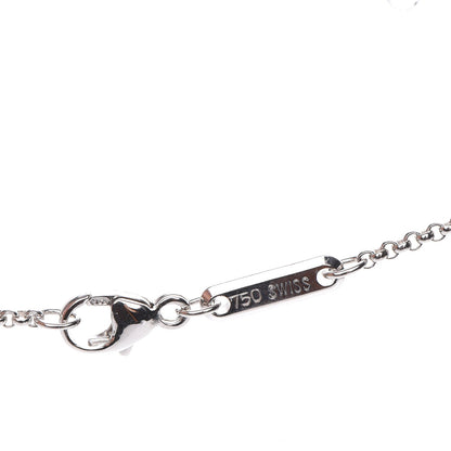 Chopard 18K White Gold Happy Diamonds Icons Puff Heart Pendant Necklace 7 of 7