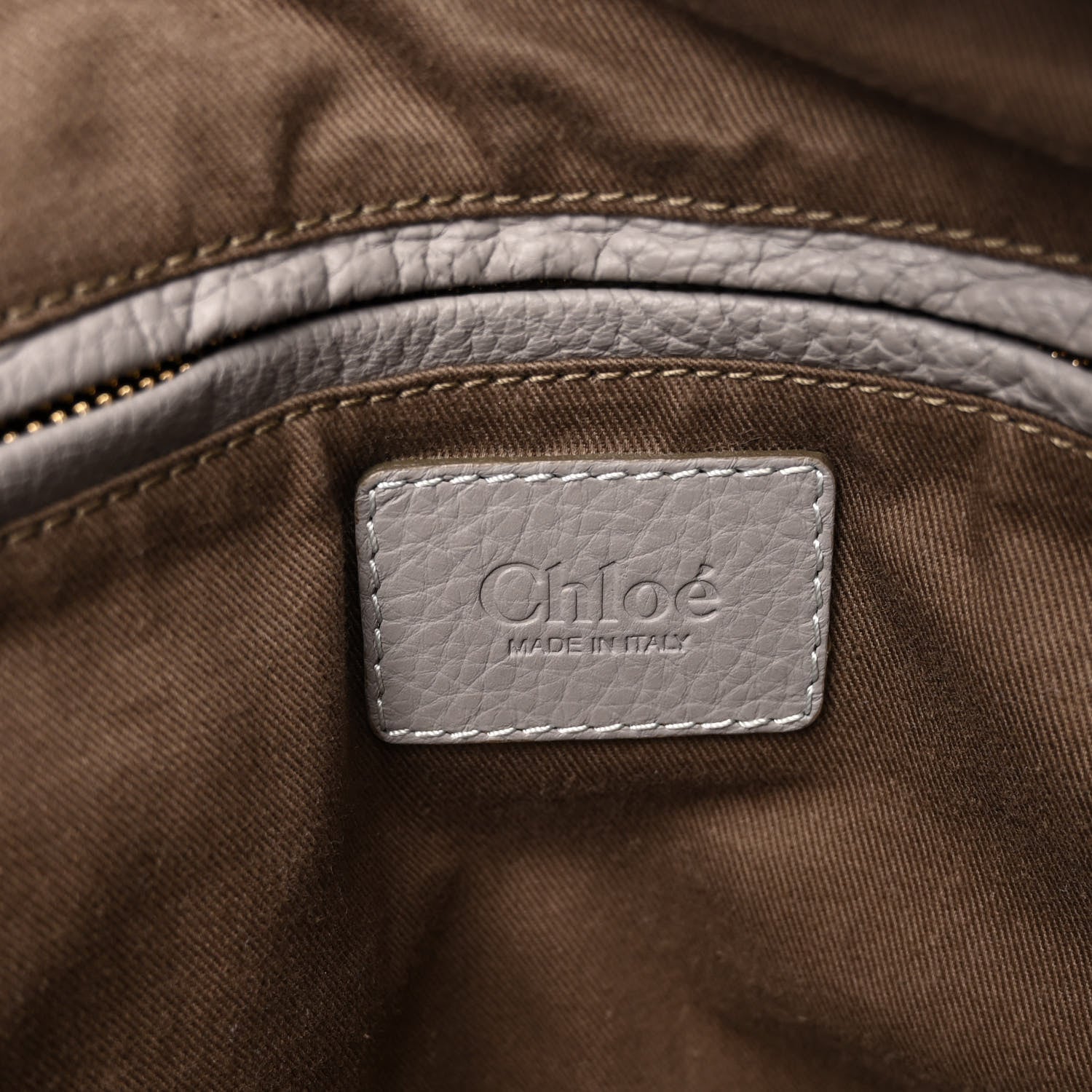 Chloe Calfskin Large Marcie Satchel Cashmere Grey 7 of 11