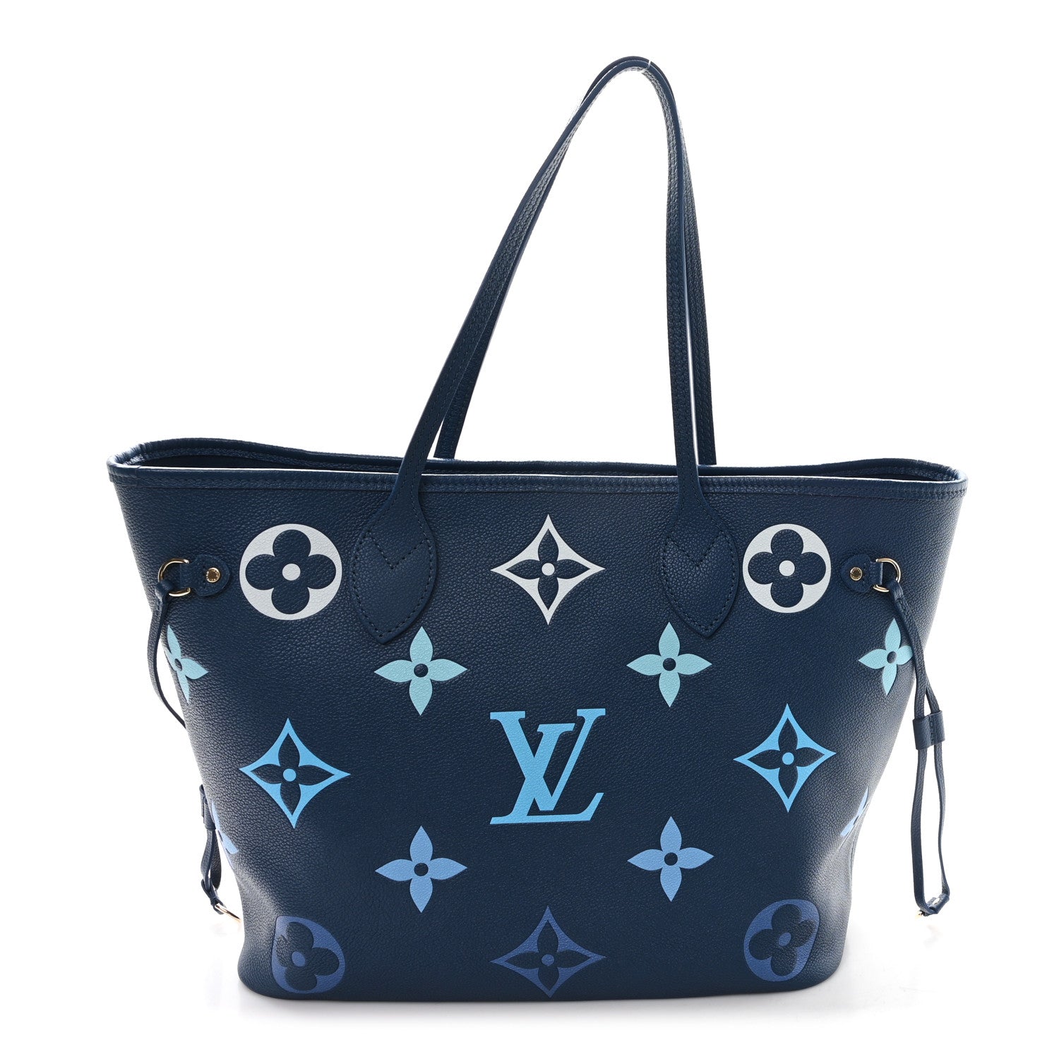 Louis Vuitton Empreinte Monogram Giant Neverfull MM Degrade Bleu 1 of 10