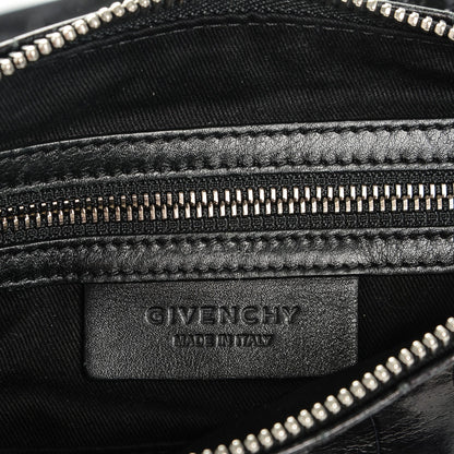 Givenchy Calfskin Crocodile Embossed Small Pandora Black 6 of 7
