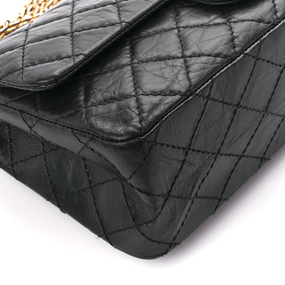 Chanel Aged Calfskin Quilted 2.55 Reissue 225 Flap Black 10 of 11