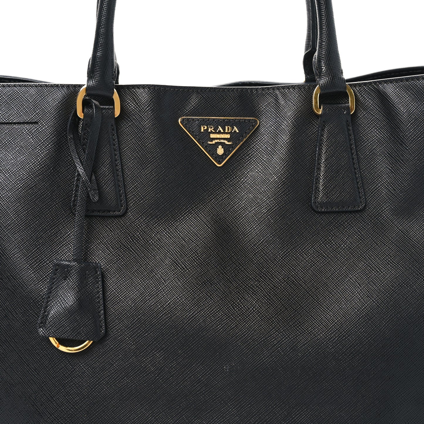 Saffiano Lux Large Tote Black