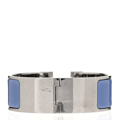 Hermes Enamel Wide Clic Clac H Bracelet PM Periwinkle 3 of 6