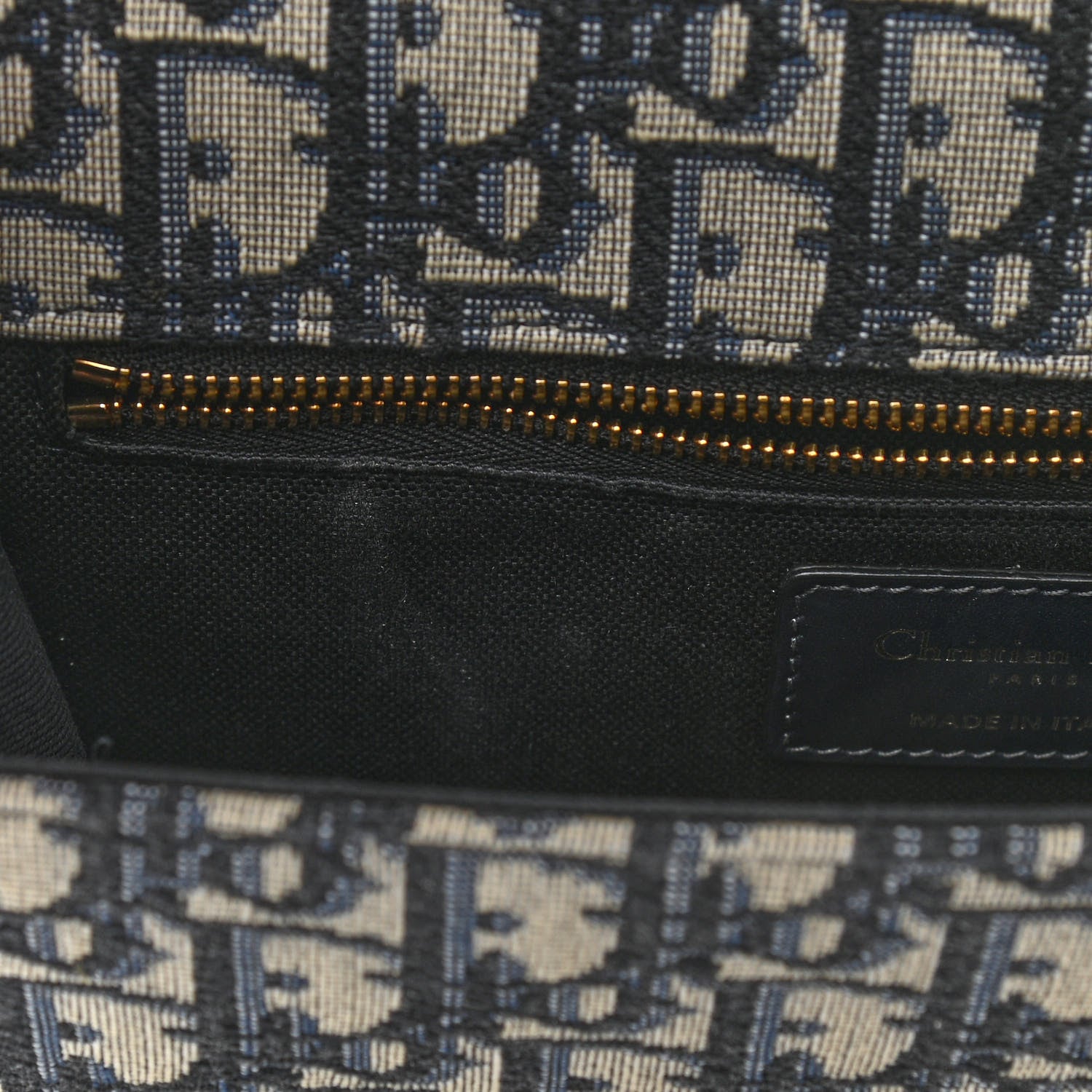 Christian Dior Oblique 30 Montaigne Flap Bag Blue 11 of 11