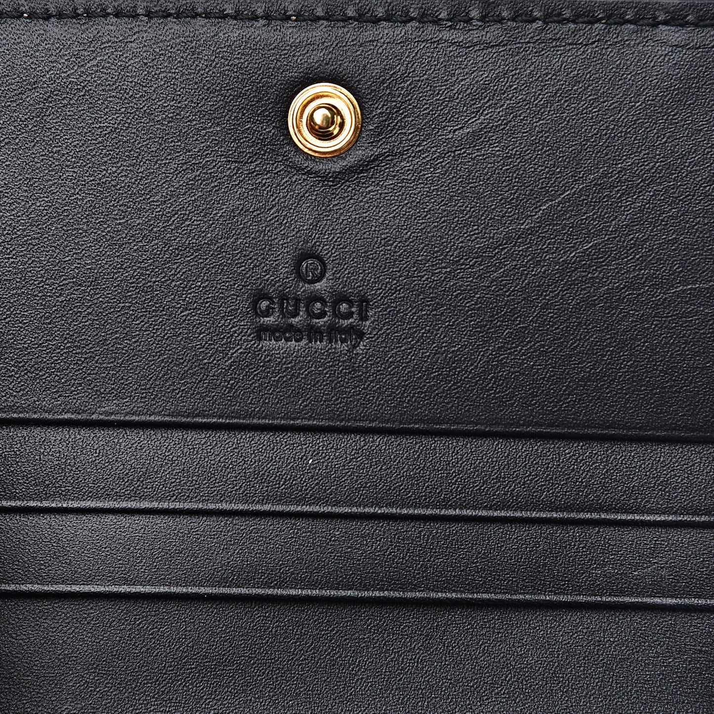 GG Supreme Monogram Bee Print Card Case