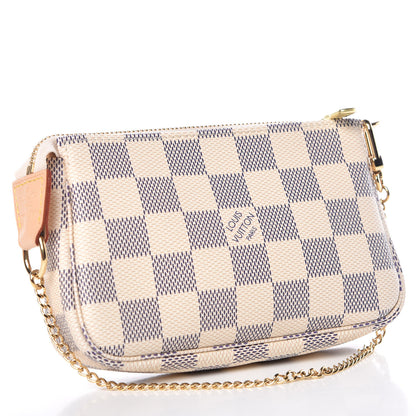 Louis Vuitton Damier Azur Mini Pochette Accessories 3 of 10