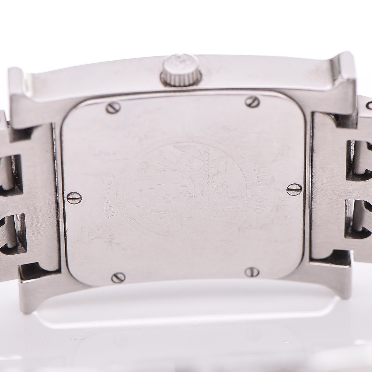 Hermes Stainless Steel 26mm Heure H Hour Quartz Watch 5 of 6