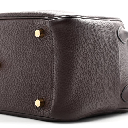 Hermes Taurillon Clemence Matte Niloticus Crocodile Touch Lindy 26 Rouge Sellier Bourgogne 10 of 11