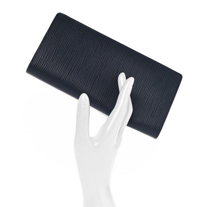 Louis Vuitton Epi Brazza Wallet Blue Marine 2 of 6