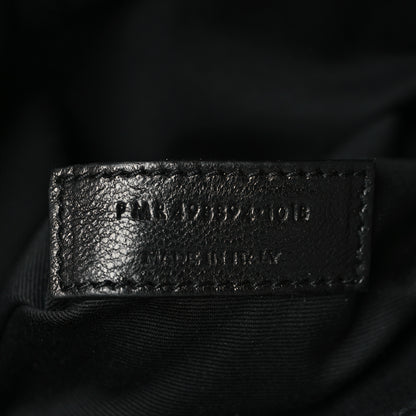 Saint Laurent Crinkled Calfskin Matelasse Monogram Medium Niki Chain Satchel Light Natural 7 of 11