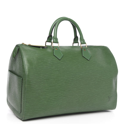 Louis Vuitton Epi Speedy 35 Borneo 3 of 15