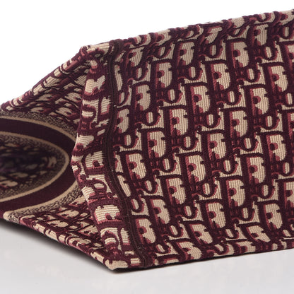 Christian Dior Oblique Large Book Tote Burgundy Multicolor 10 of 11