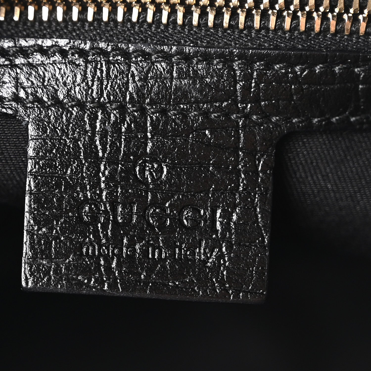 Gucci Monogram Jolicoeur Charms Messenger Bag Black 6 of 10