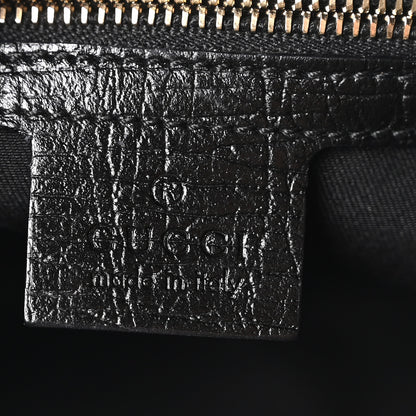 Gucci Monogram Jolicoeur Charms Messenger Bag Black 6 of 10