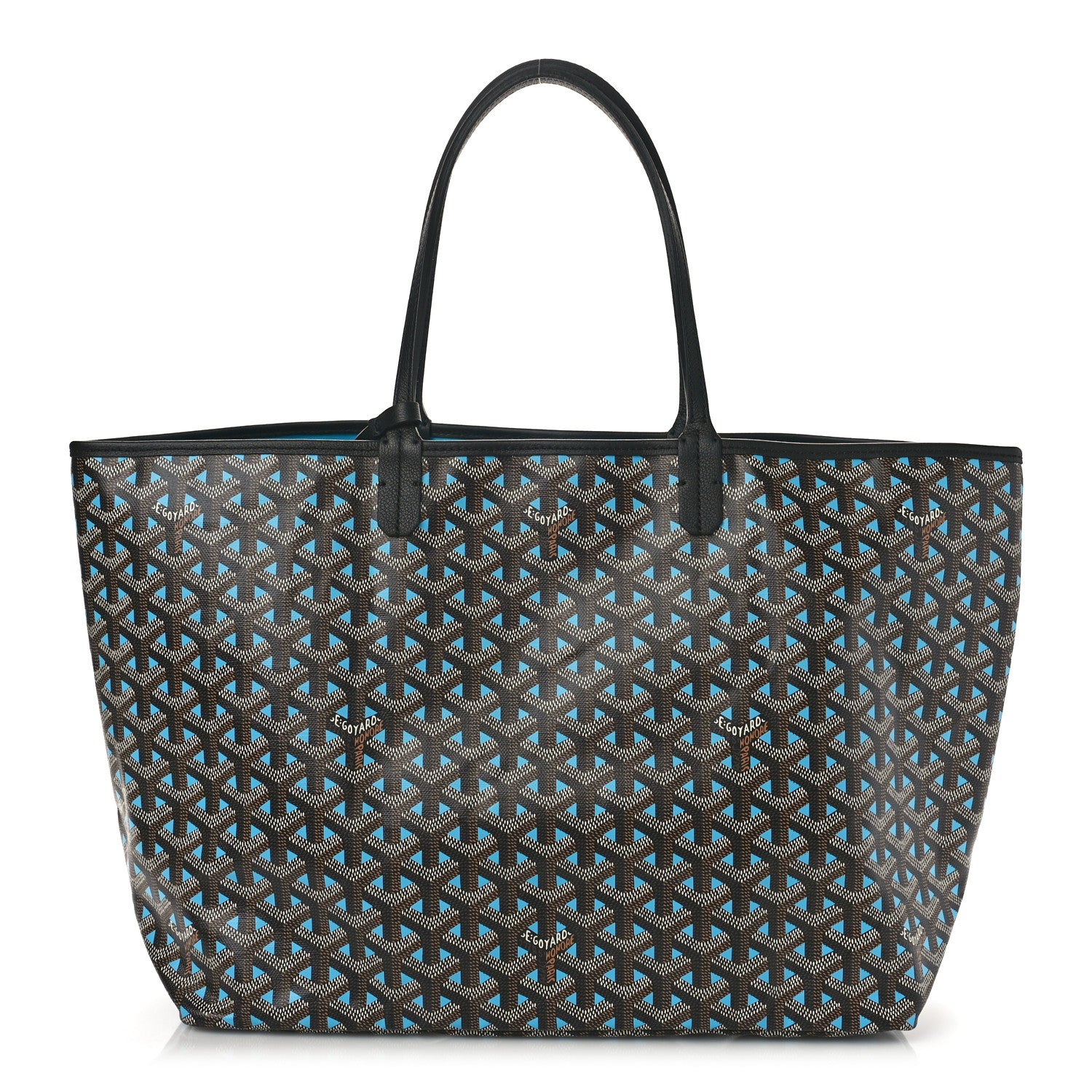 Goyard Goyardine Saint Louis Claire Voie PM Black Blue 2 of 8