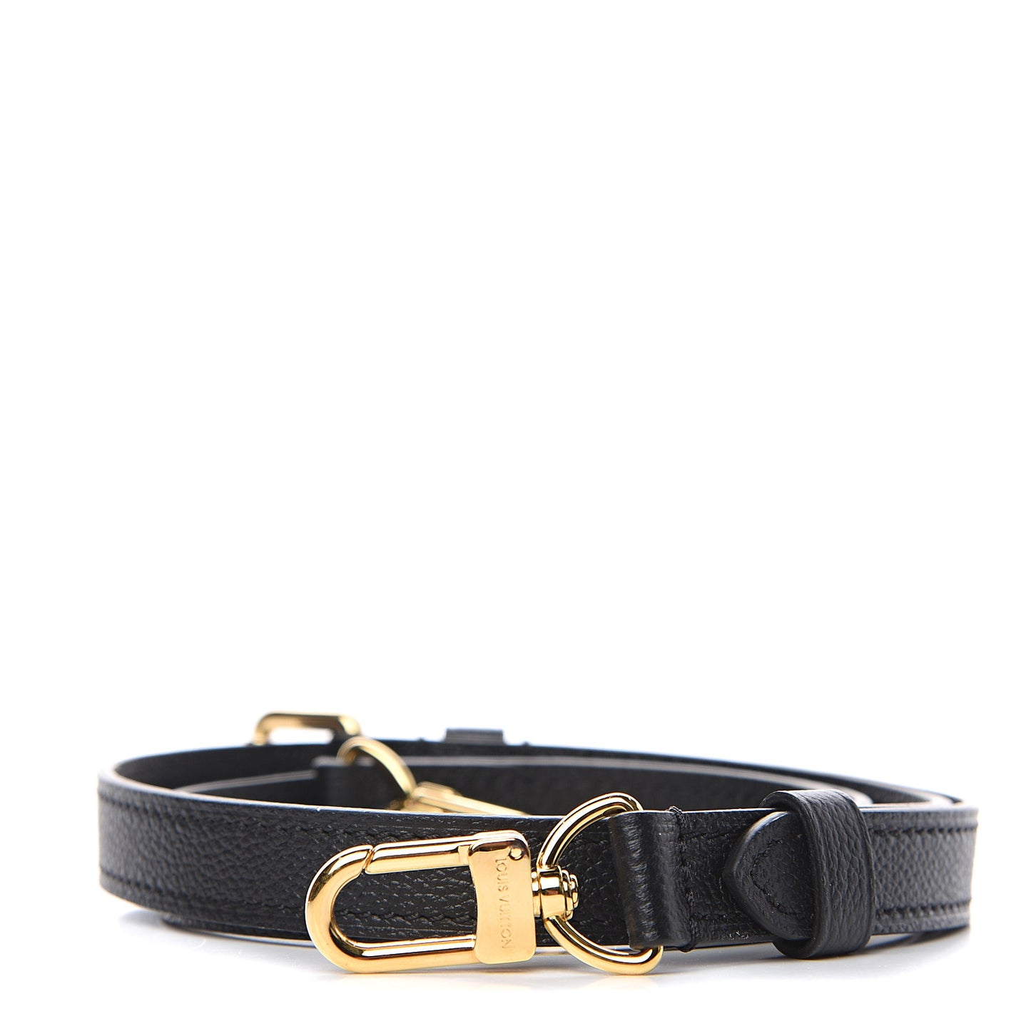 Calfskin Adjustable Shoulder Strap Black