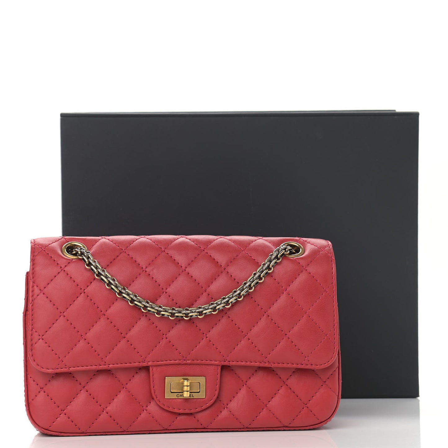 Calfskin Quilted 2.55 Reissue 225 Flap Red