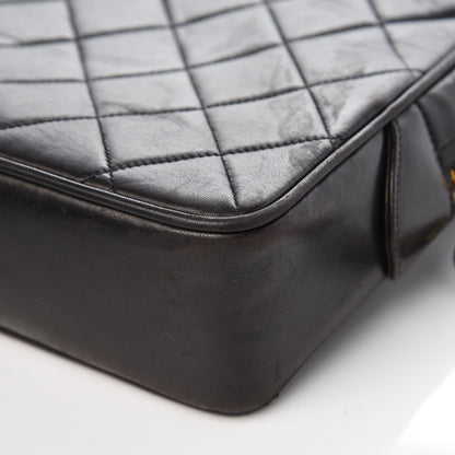 Chanel Lambskin Quilted Camera Case Black 12 of 12
