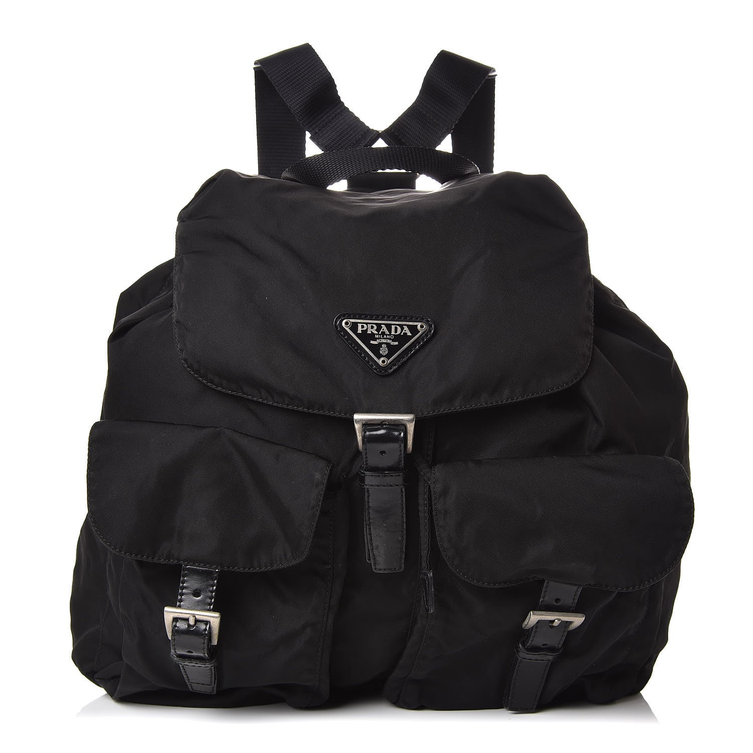 Prada Tessuto Nylon Vela Backpack Black 1 of 12
