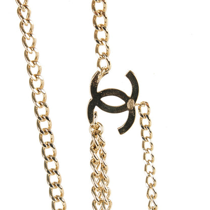 Chanel Enamel CC Ceinture Fantai Adjustable Belt Gold Black 3 of 5