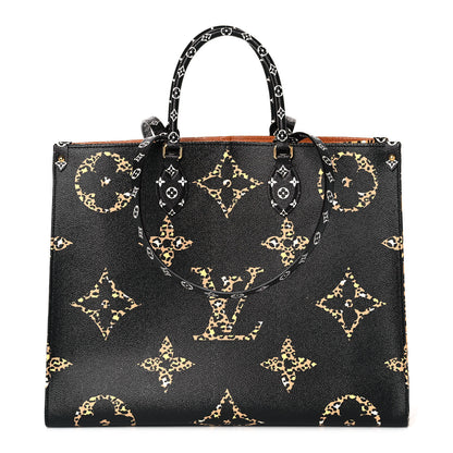 Louis Vuitton Monogram Giant Jungle Onthego GM Black 1 of 9