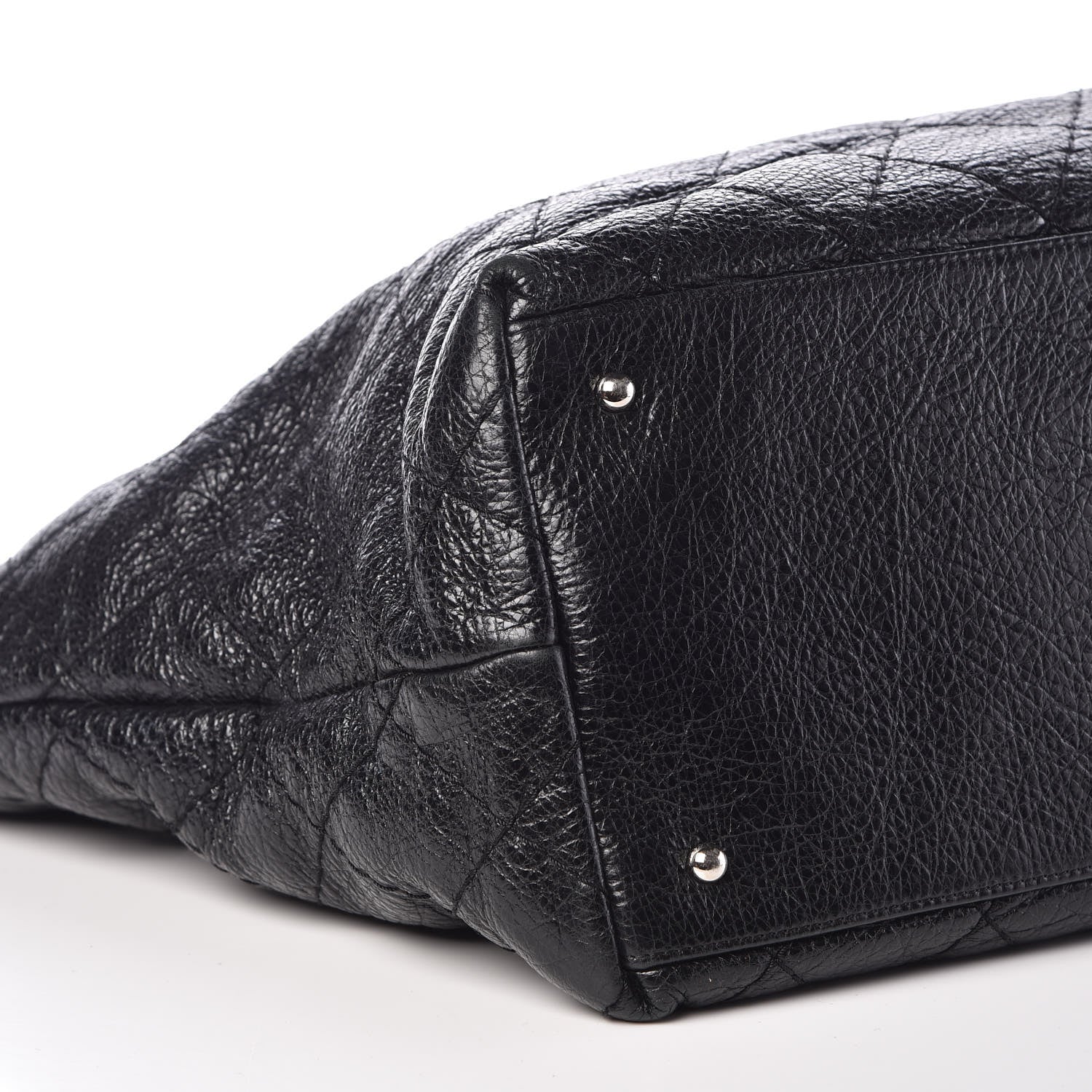 Chanel Glazed Calfskin XL On The Road Tote Black 8 of 10