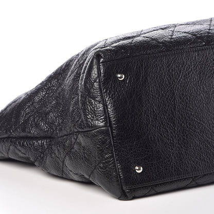 Chanel Glazed Calfskin XL On The Road Tote Black 8 of 10