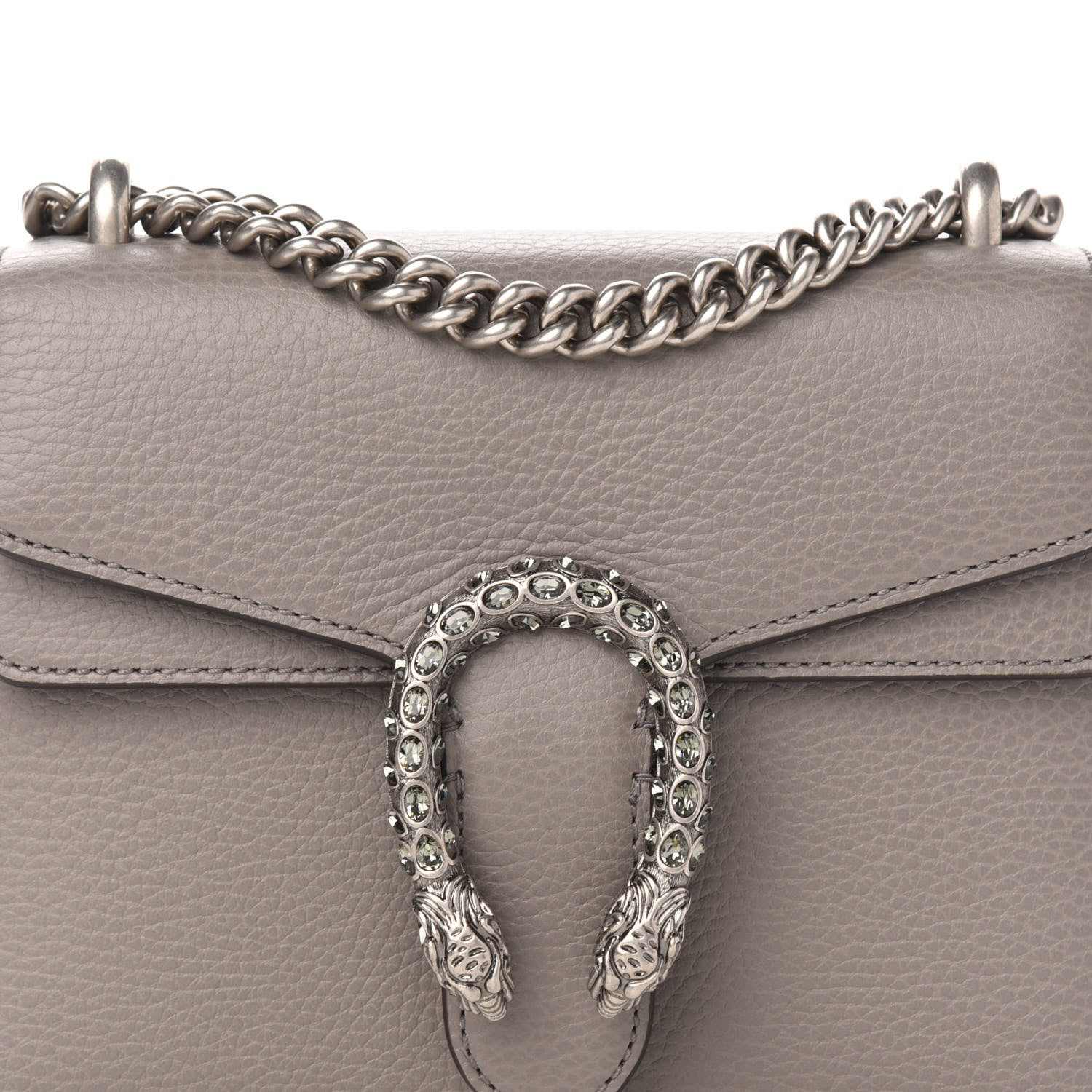 Gucci Calfskin Mini Dionysus Shoulder Bag Dusty Grey 11 of 11