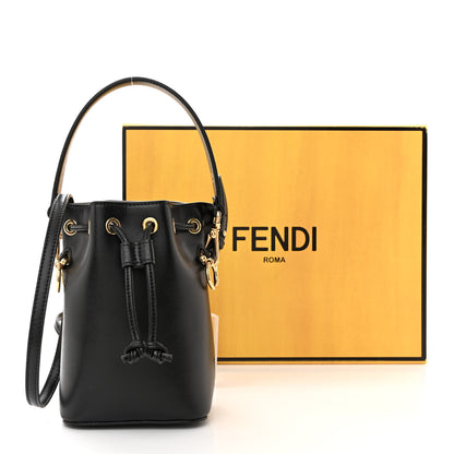 Fendi Vitello Liberty Lucido F is Fendi Mini Mon Tresor Bucket Bag Black 11 of 11