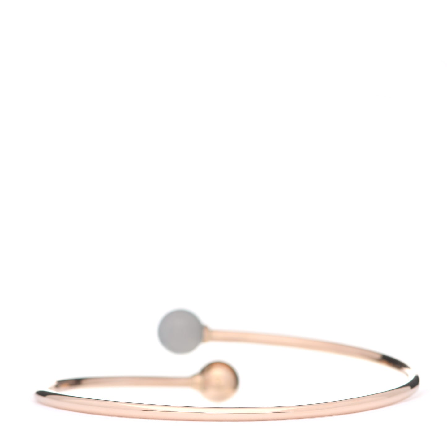 18K Rose Gold Gray Moonstone 8mm HardWear Ball Bypass Bracelet