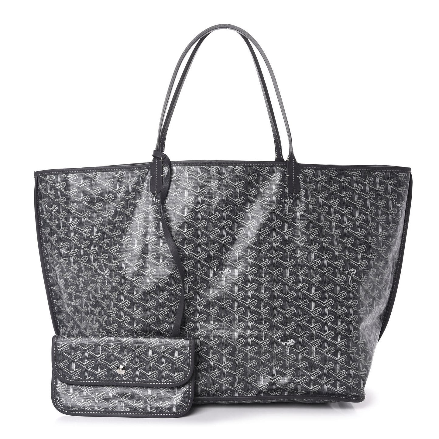 Goyardine Reversible Anjou GM Grey