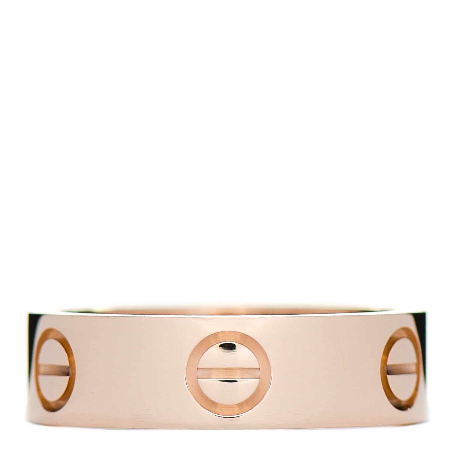 Cartier 18K Pink Gold 5.5mm LOVE Ring 53 6.5 3 of 5