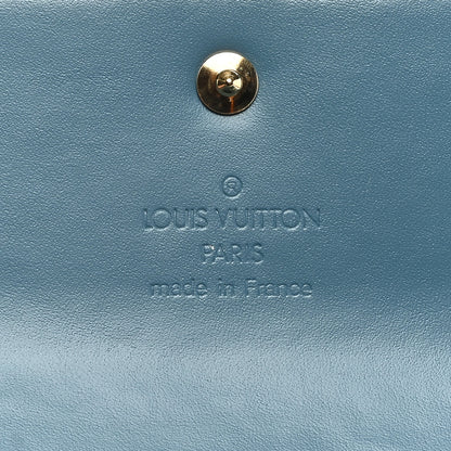 Louis Vuitton Suhali Porte Tresor International Wallet Blue 6 of 6
