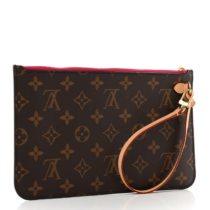 Louis Vuitton Monogram Neverfull MM GM Pochette Pivoine 3 of 7