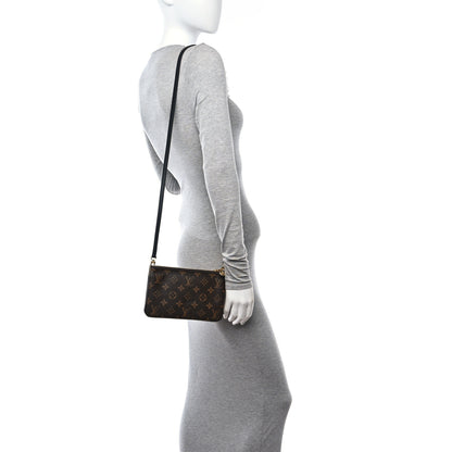 Louis Vuitton Reverse Monogram Giant Double Zip Pochette 2 of 10