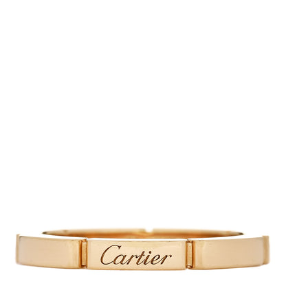 Cartier 18K Yellow Gold 2.5mm Maillon Panthere Wedding Band Ring 55 7.25 1 of 5