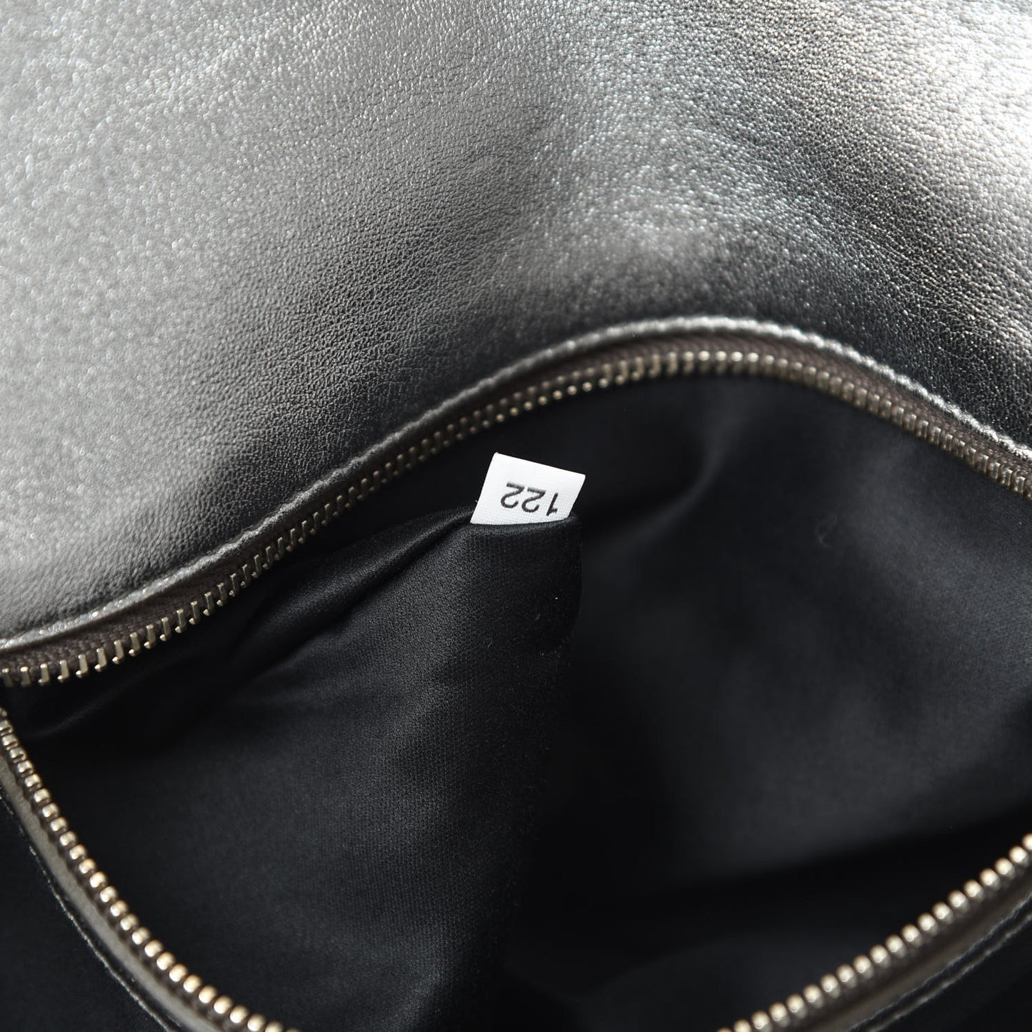 Nappa Matelasse Crystal Flap Clutch Cromo
