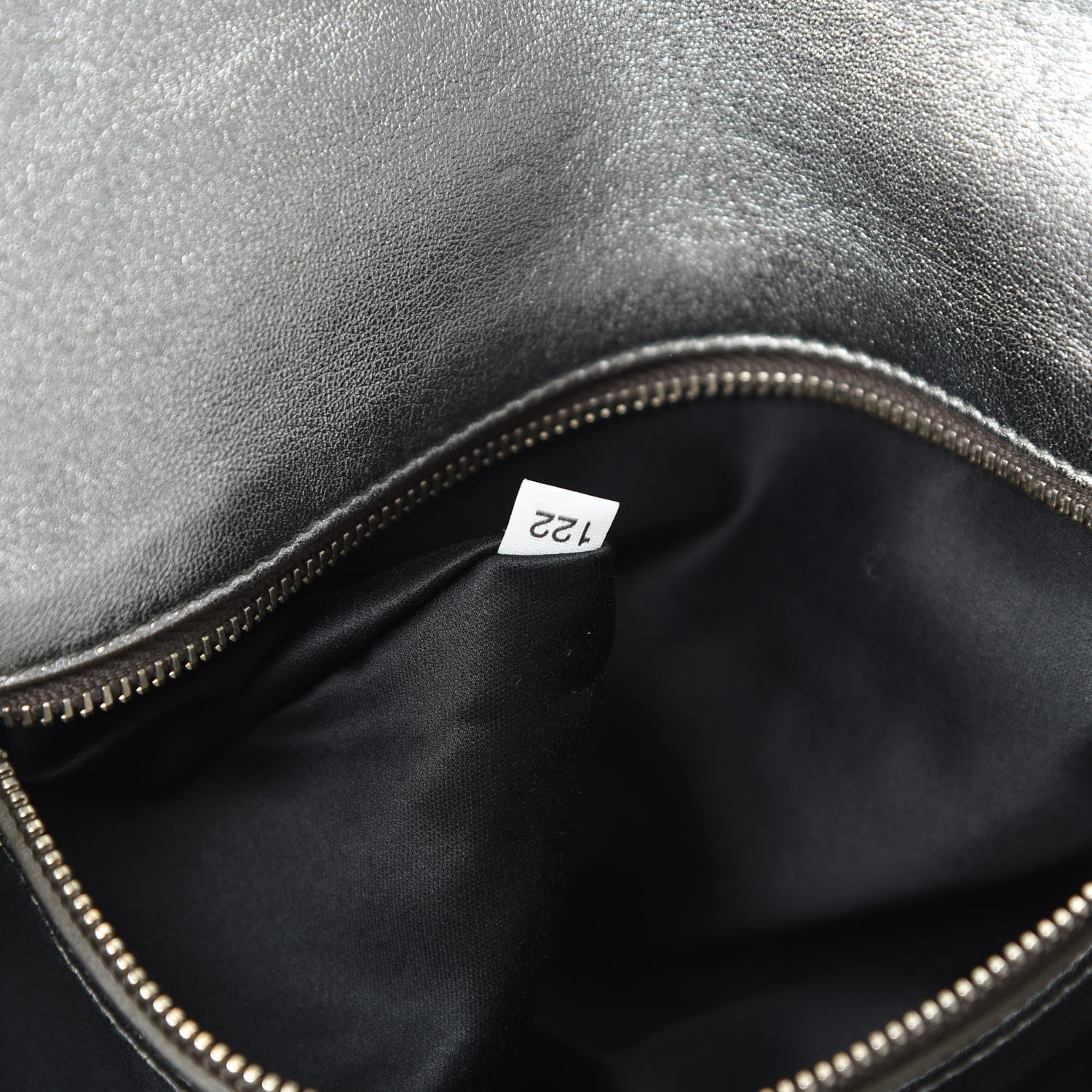 Miu Miu Nappa Matelasse Crystal Flap Clutch Cromo 8 of 13