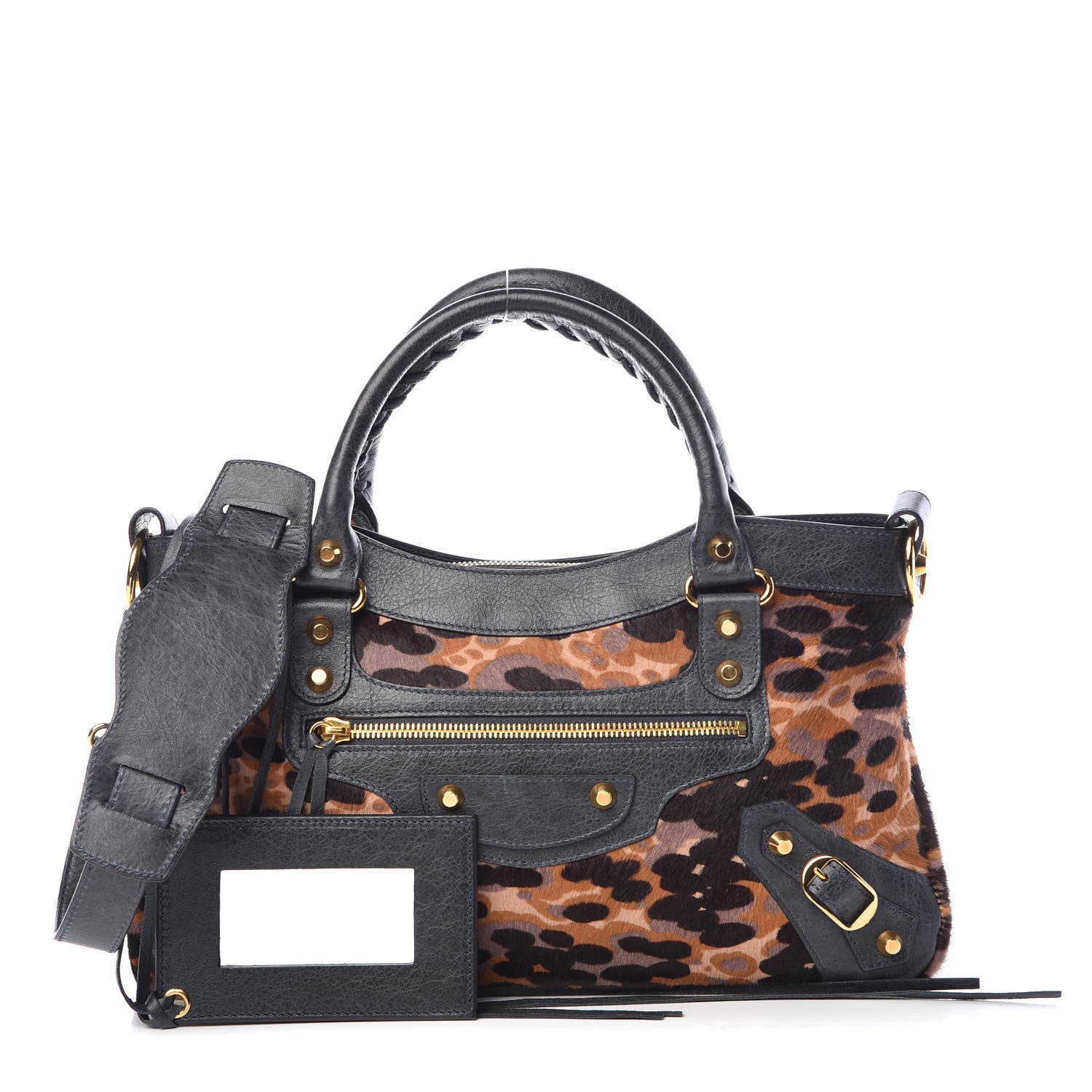 Balenciaga Pony Hair Calfskin Classic Hardware First Anthracite 1 of 7