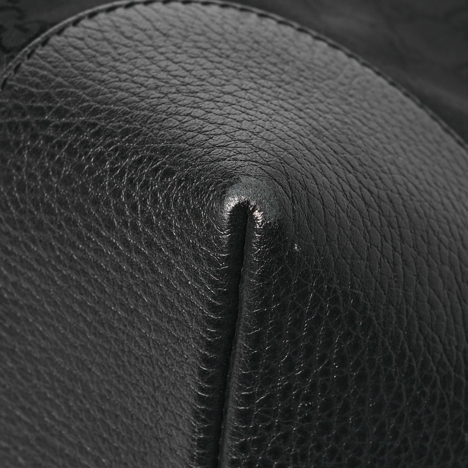 Gucci Nylon Monogram Medium Handle Vertical Tote Black 10 of 15