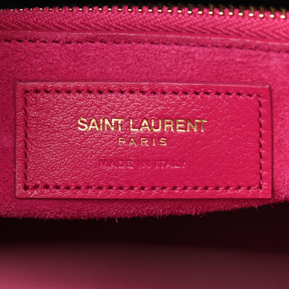 Saint Laurent Calfskin Small Sac De Jour Lipstick Fuchsia 6 of 22
