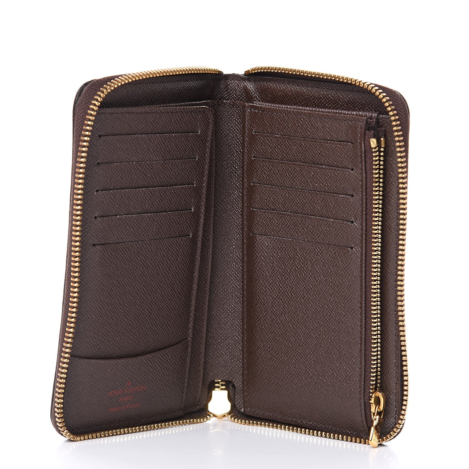 Louis Vuitton Damier Ebene Zippy Compact Wallet 5 of 8