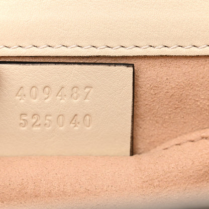 Gucci GG Supreme Monogram Calfskin Small Padlock Shoulder Bag Beige Mystic White Sun Oil 7 of 12