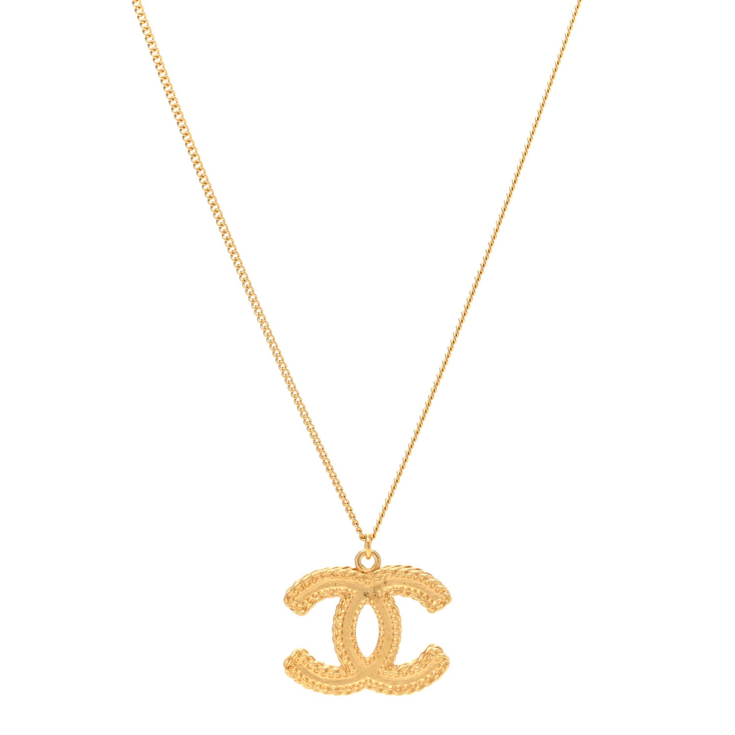 CC Matte Necklace Gold