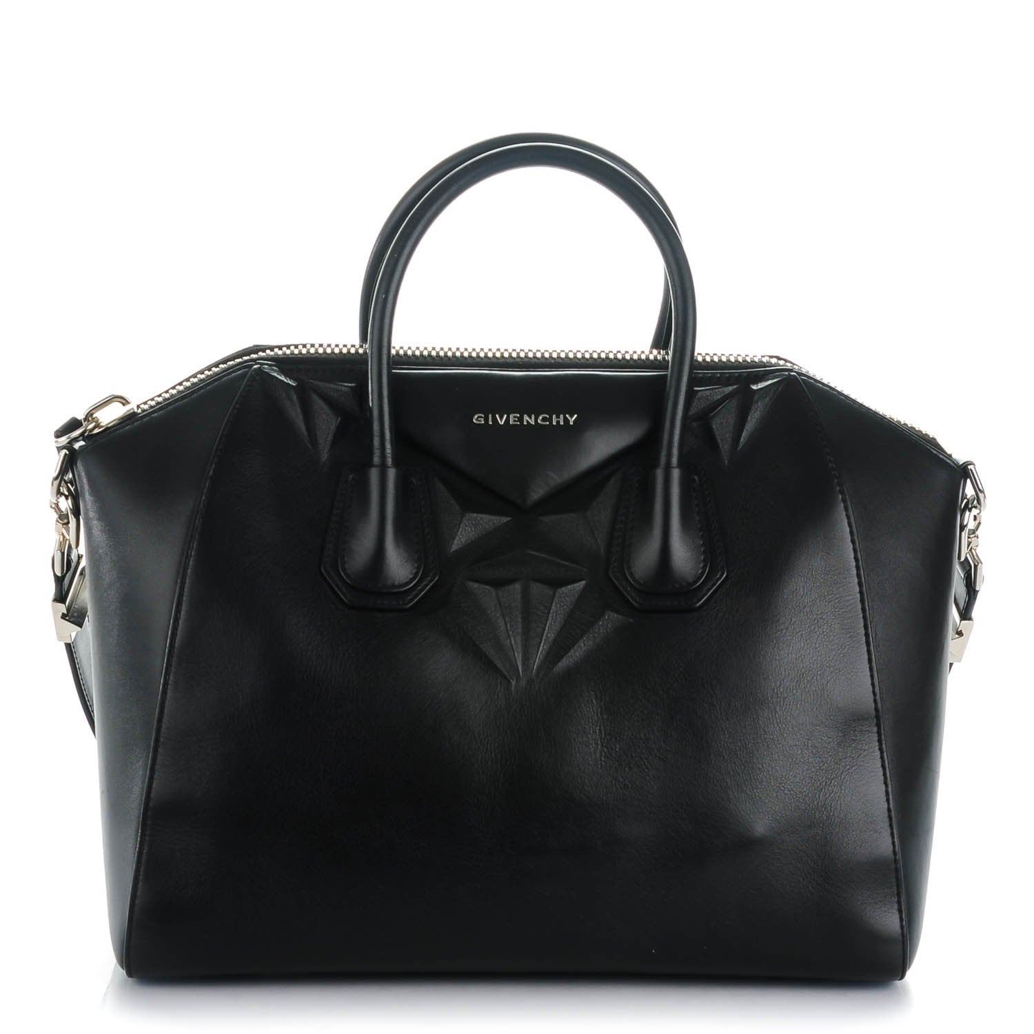Givenchy Calfskin 3D Stud Medium Antigona Black 1 of 8